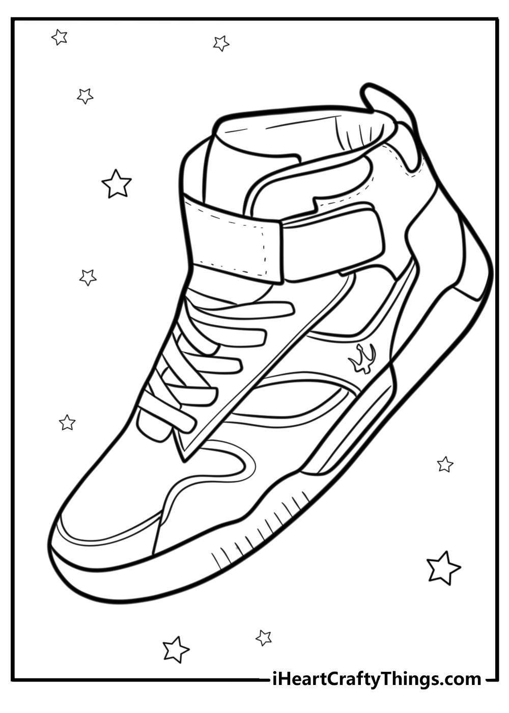 Printable Shoe Coloring Pages 2025 Printable Shoe Coloring Pages 2025