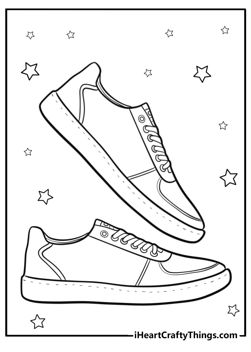 Printable Shoe Coloring Pages 2025 Printable Shoe Coloring Pages 2025