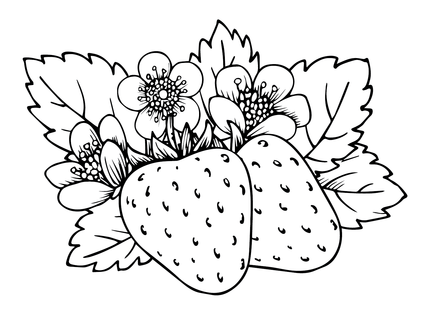 coloring pages for strawberry coloring pages for strawberry