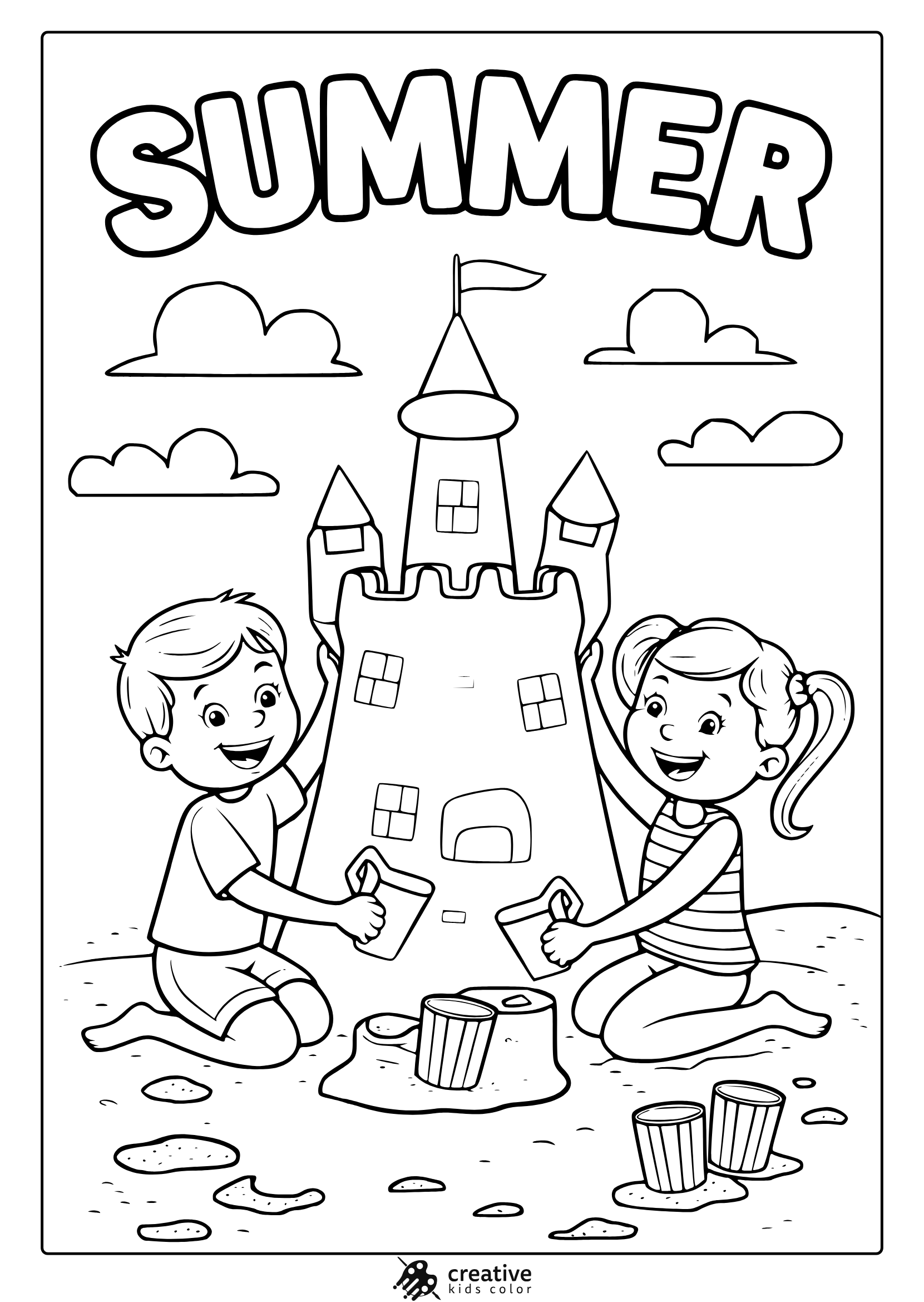Printable Summer Coloring Pages 25 Summer Coloring Pages Free