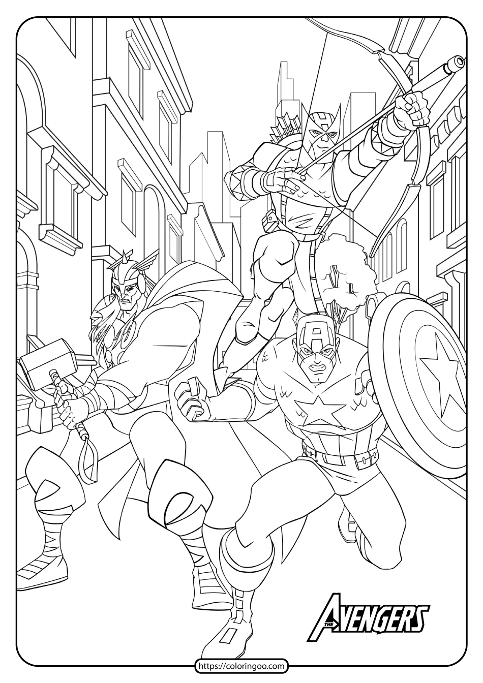 Printable The Avengers Coloring Book And Pages 02 Printable The Avengers Coloring Book And Pages 02