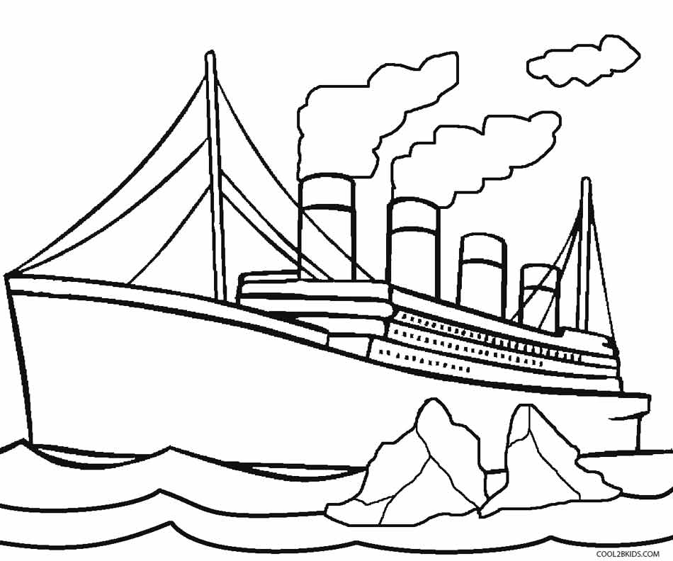 Printable Titanic Coloring Pages For Kids Printable Titanic Coloring Pages For Kids