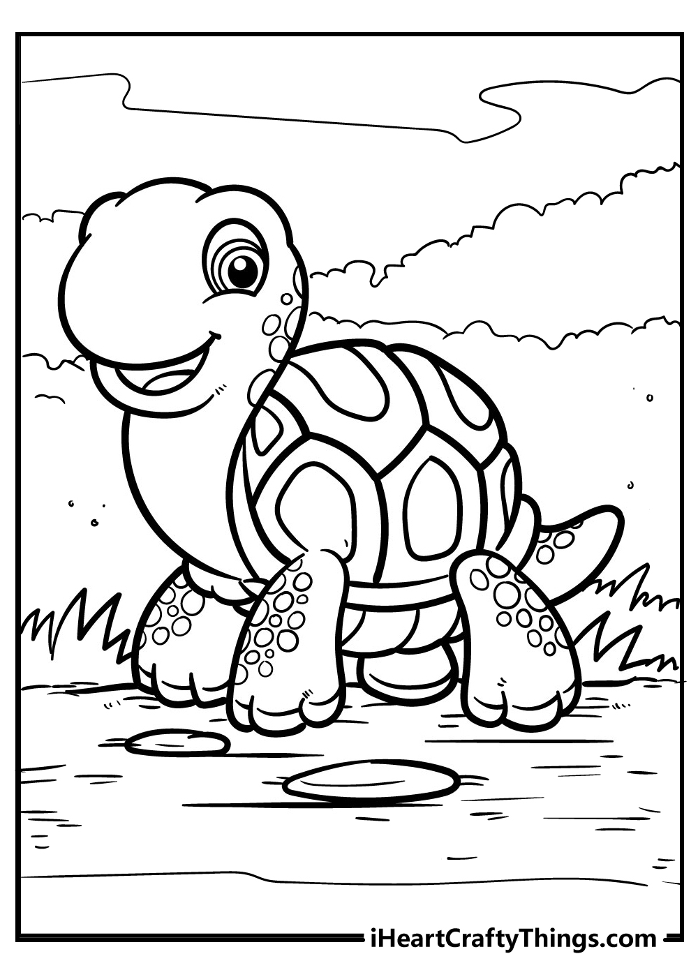 Printable Turtle Coloring Pages 2025 Printable Turtle Coloring Pages 2025