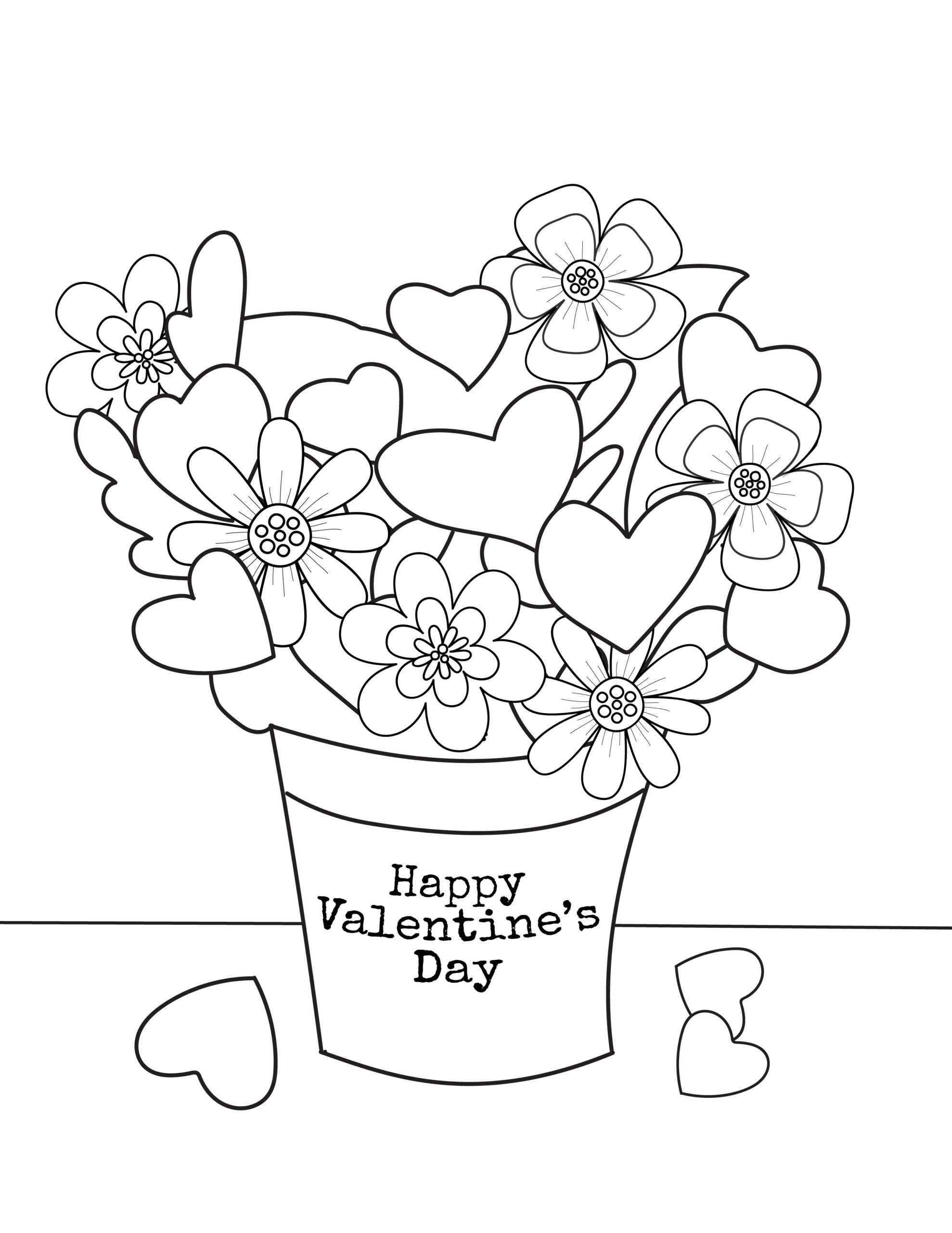 free valentines day coloring pages free valentines day coloring pages