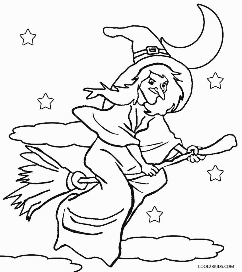 Printable Witch Coloring Pages For Kids Cool2bKids Printable Witch Coloring Pages For Kids Cool2bKids