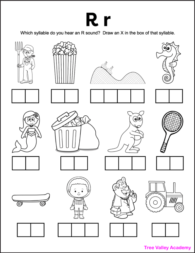 letter r worksheet