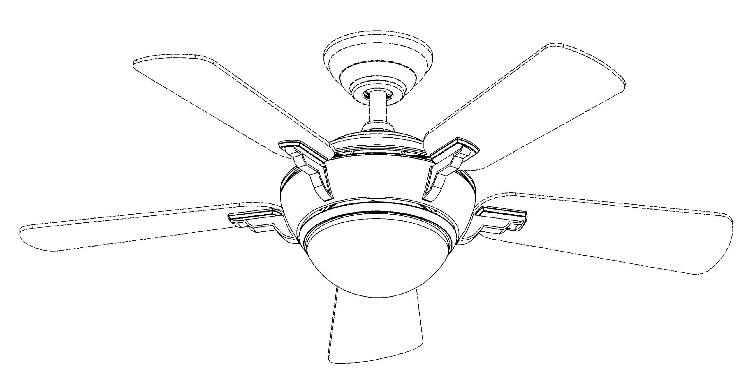 Rainbow Ceiling Fan Coloring Pages