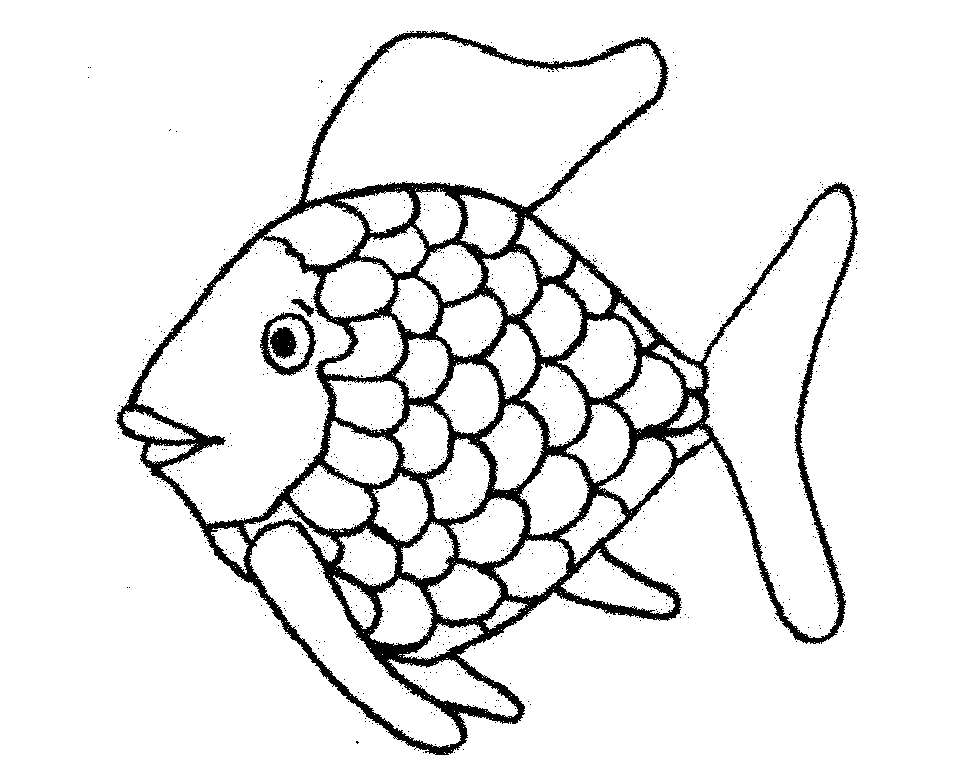 Rainbow Fish Printable Coloring Page Coloring Home Rainbow Fish Printable Coloring Page Coloring Home