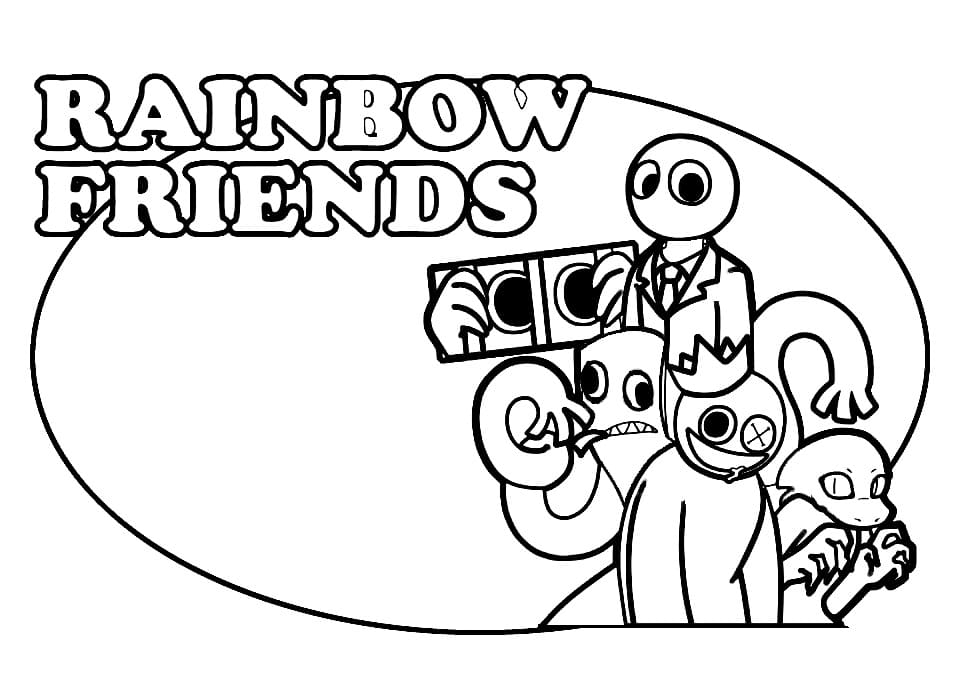 Rainbow Friends Coloring Pages ColoringLib