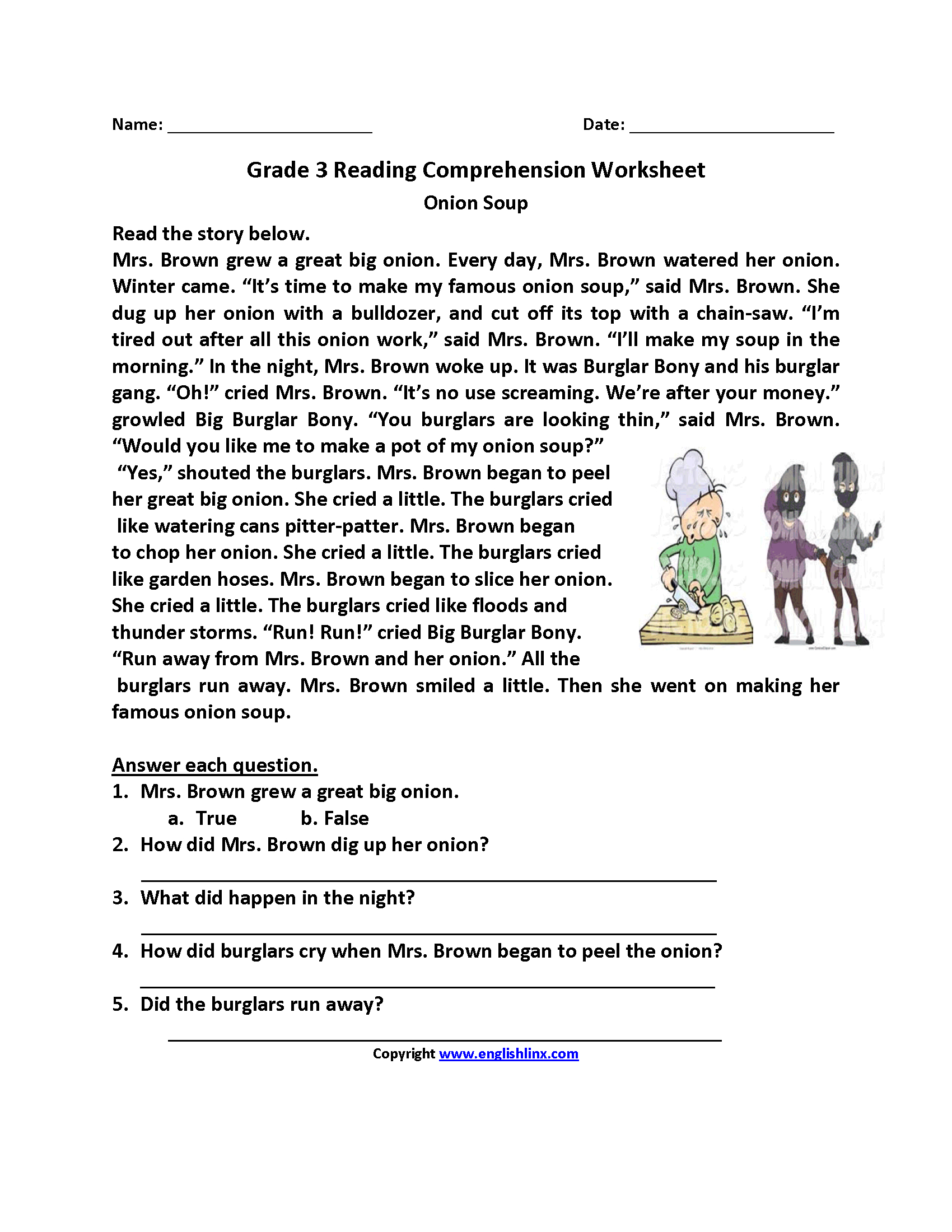 Reading Comprehension Worksheets 3rd Reading Comprehension Worksheets