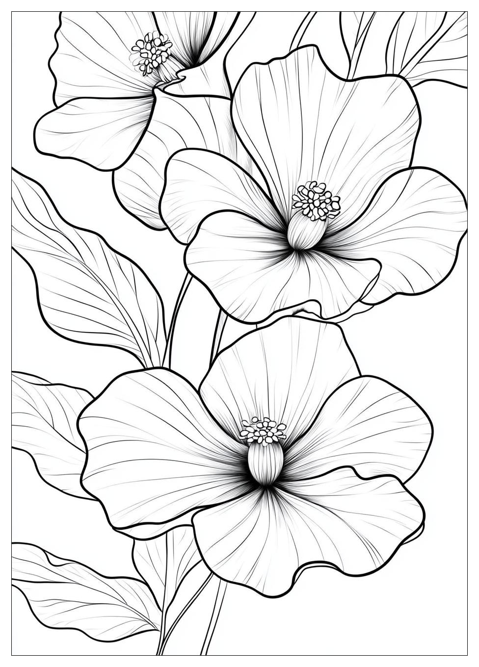 realistic flower coloring pages realistic flower coloring pages