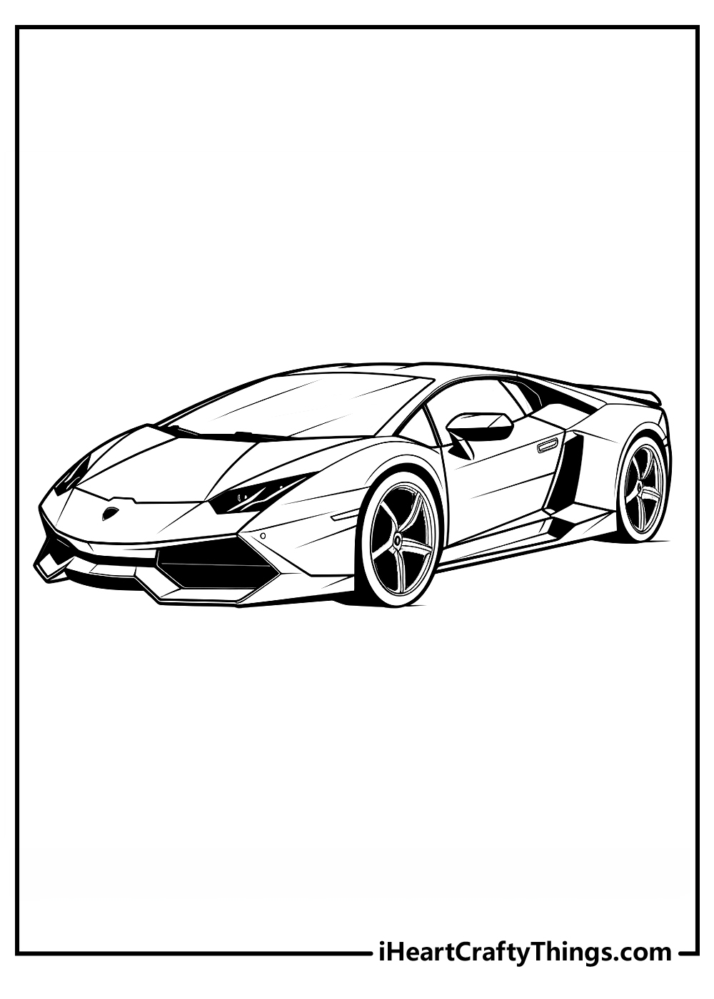 lambo coloring pages
