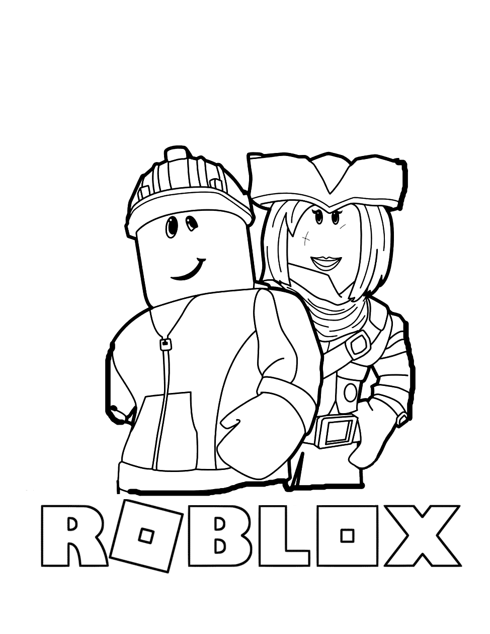 Roblox Characters Coloring Pages Printable Coloring Pages FREE Roblox Characters Coloring Pages Printable Coloring Pages FREE