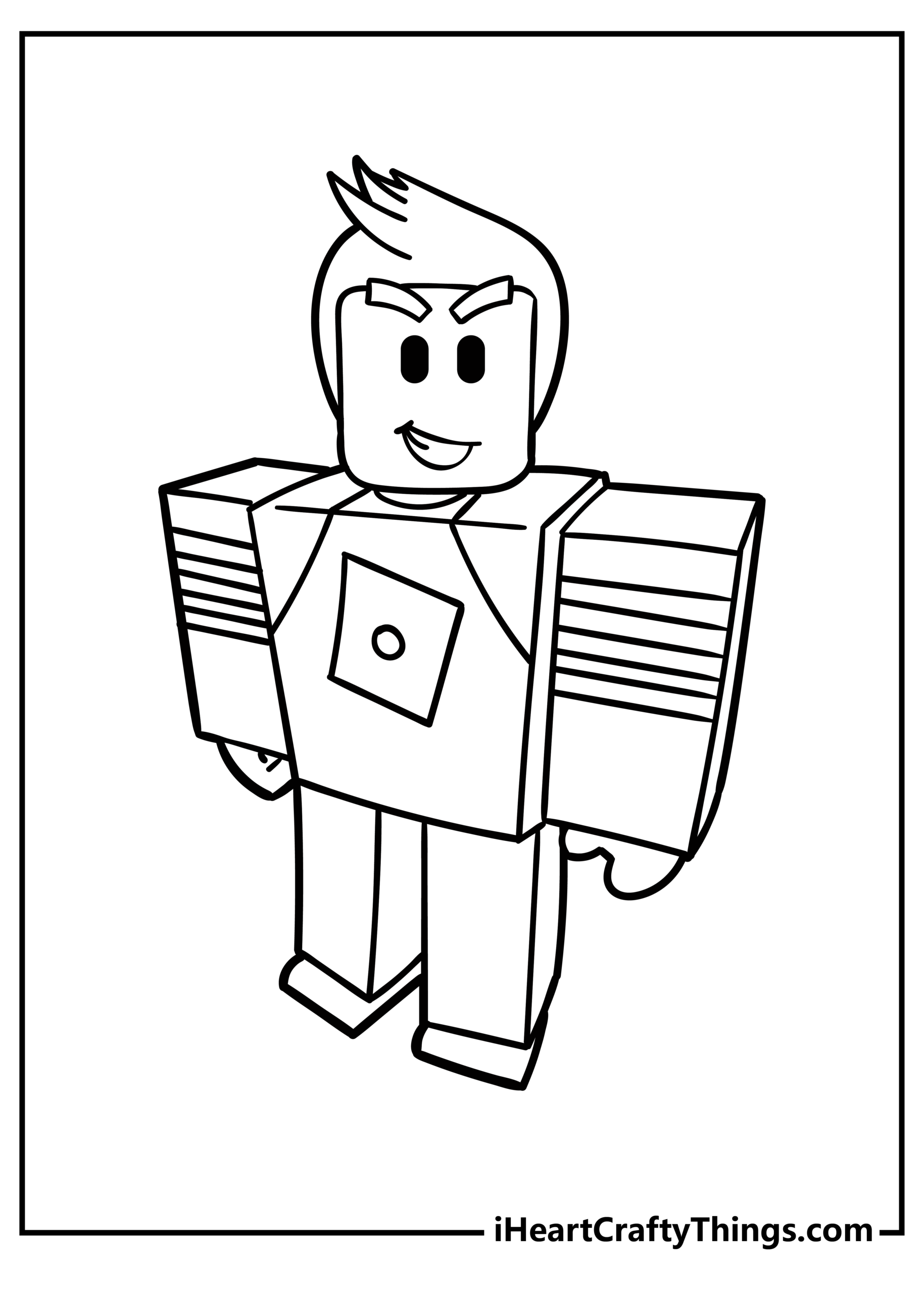 Roblox Coloring Sheet Free Printable Pdf Infoupdate