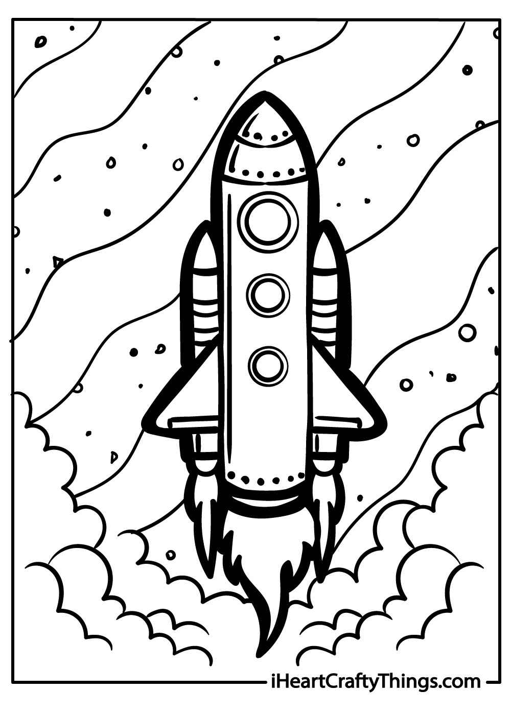 Rocket Ship Coloring Page Astronaut And Spaceship Coloring Pages For