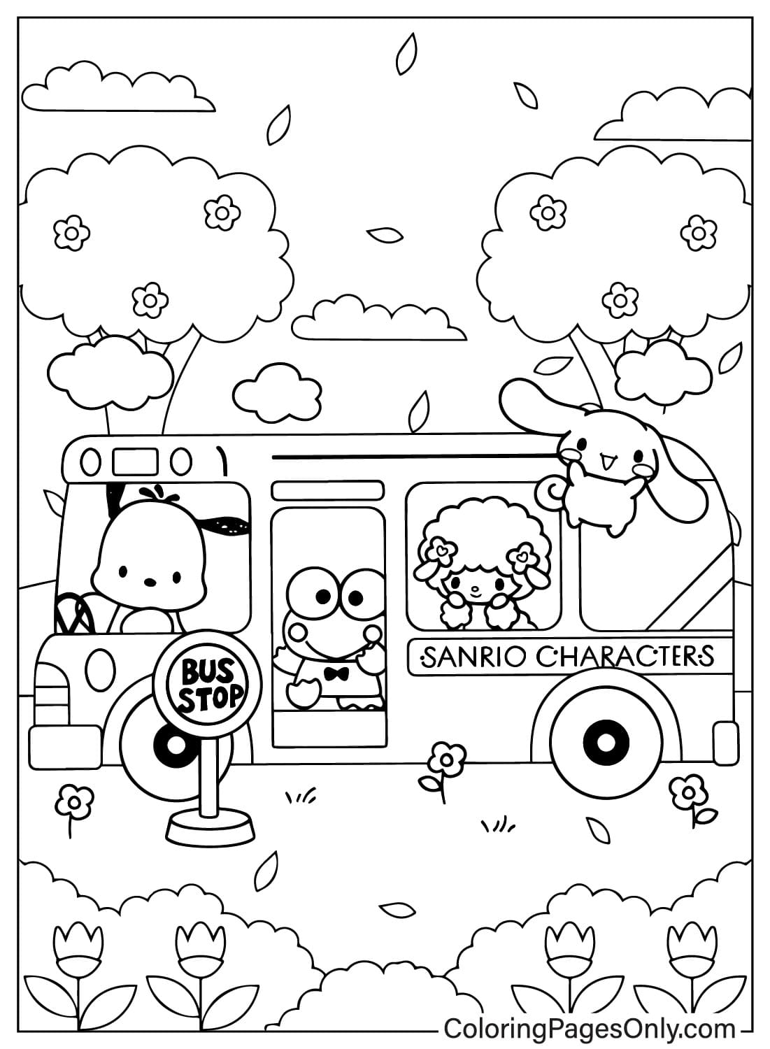 Sanrio Coloring Page Free Printable Coloring Pages