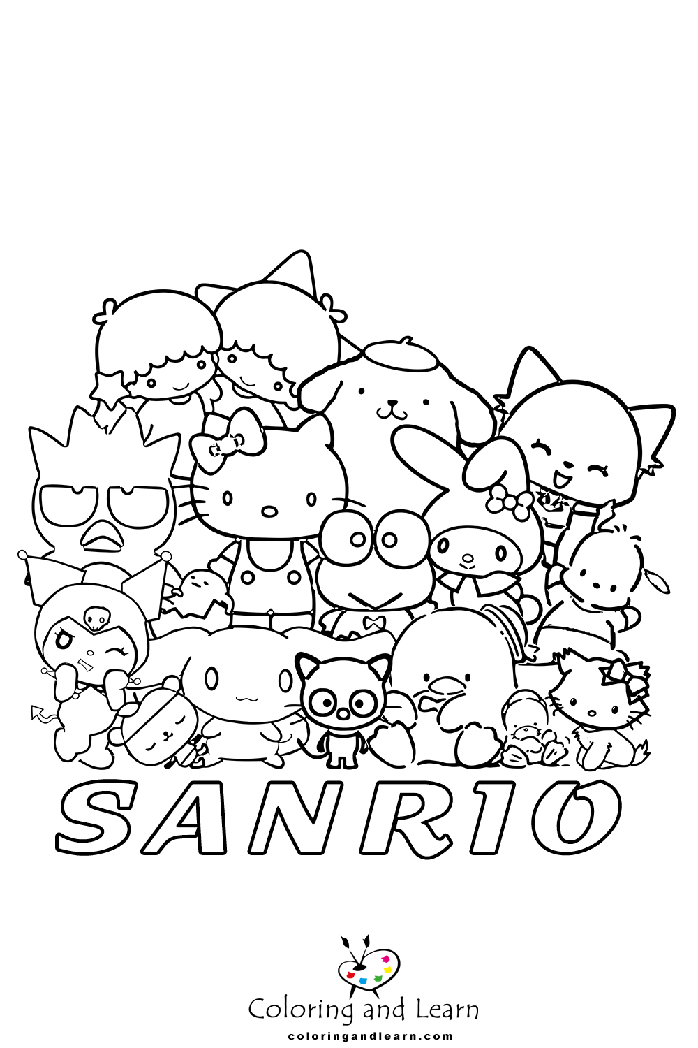 coloring pages sanrio