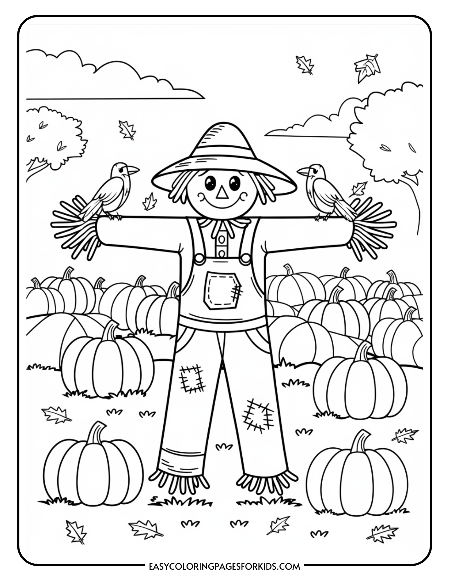 Scarecrow Coloring Pages 4 Free Printable Pages Easy Coloring Pages Scarecrow Coloring Pages 4 Free Printable Pages Easy Coloring Pages