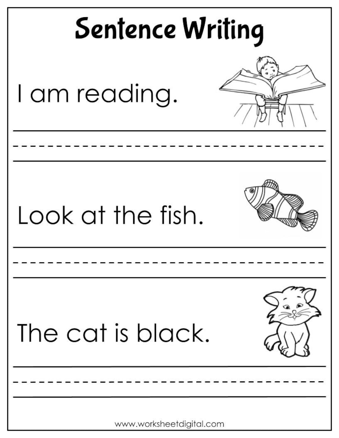 Sentence Writing Worksheets Sentence Writing Worksheets