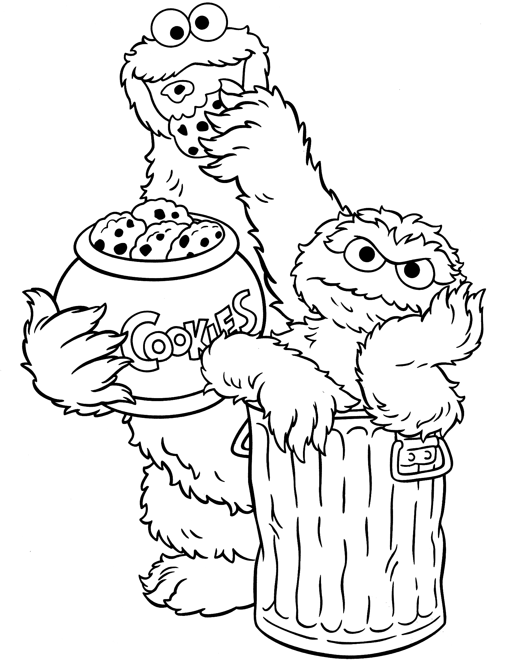 Sesame Street Coloring Pages To Download And Print For Free