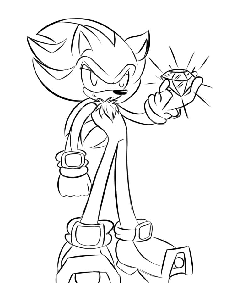 Shadow The Hedgehog 1 Coloring Page Free Printable Coloring Pages For Shadow The Hedgehog 1 Coloring Page Free Printable Coloring Pages For
