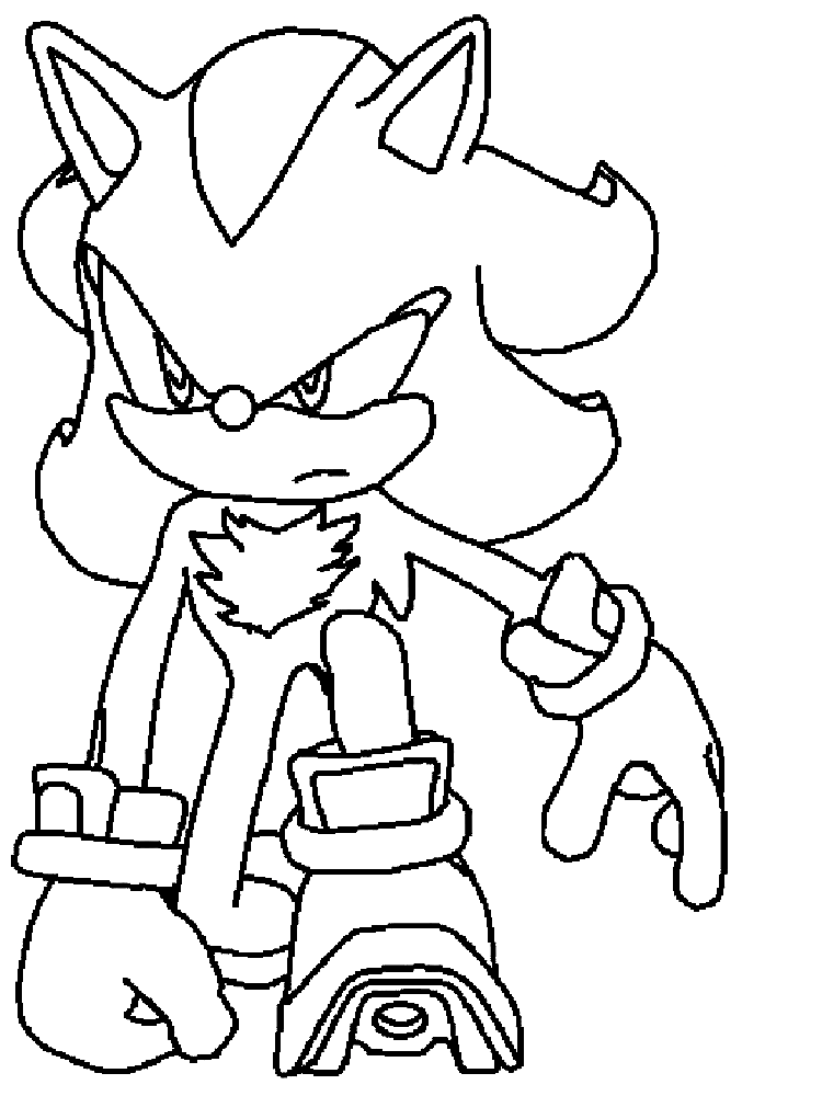 Shadow The Hedgehog Coloring Page Coloring Home Shadow The Hedgehog Coloring Page Coloring Home
