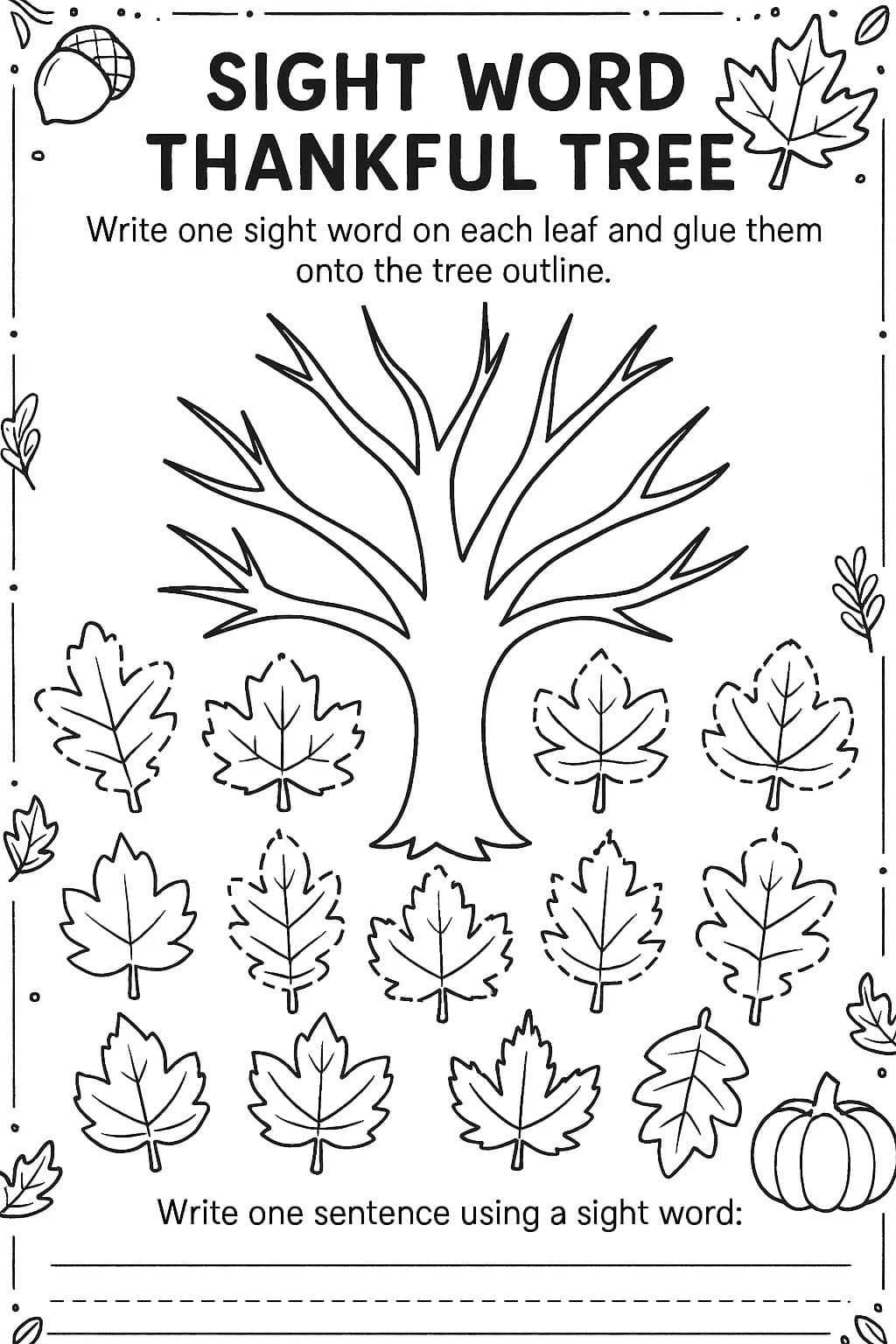 sight word was worksheet sight word was worksheet