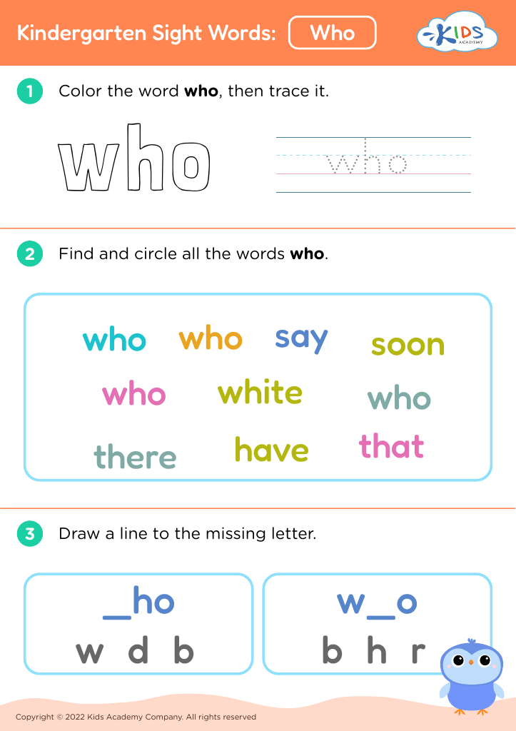 Sight Words Kindergarten Worksheets Worksheets Library