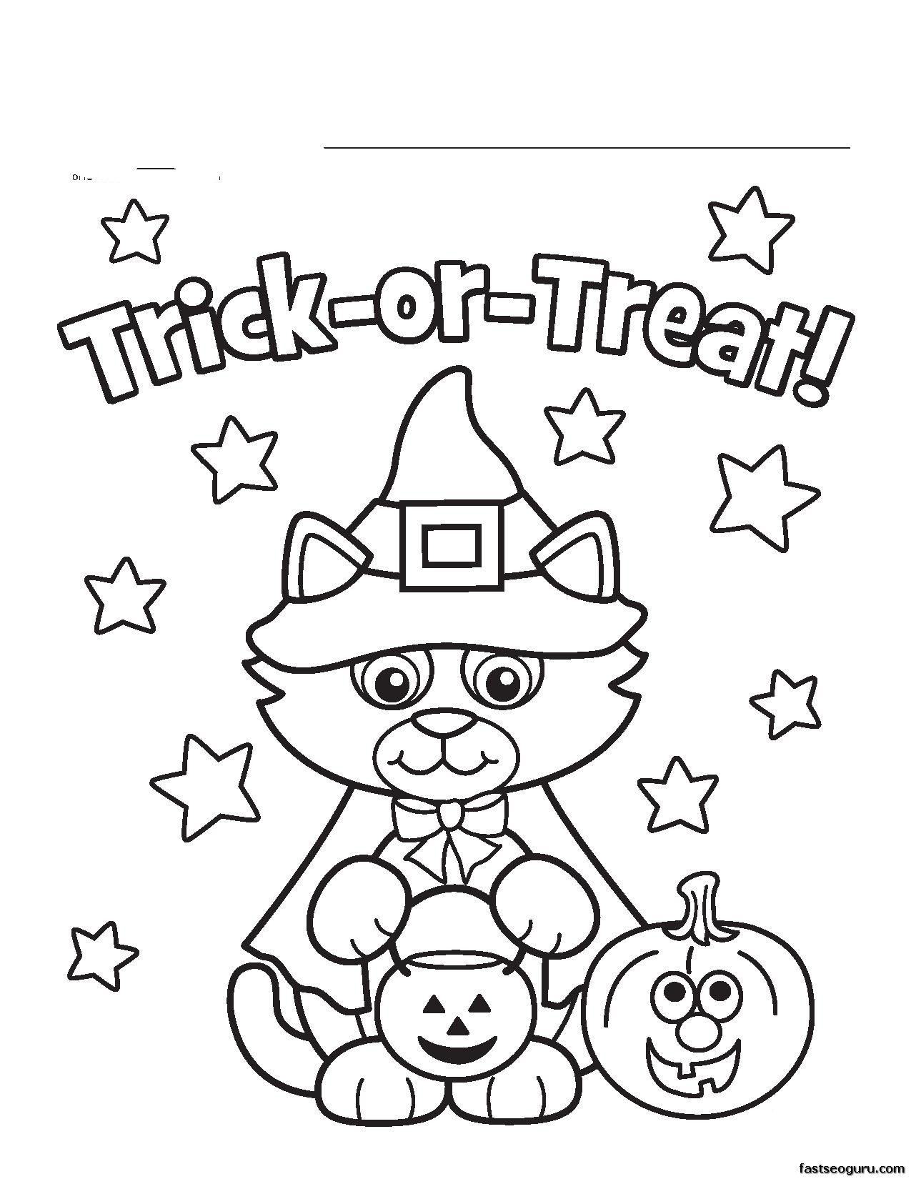 halloween coloring pages free printable