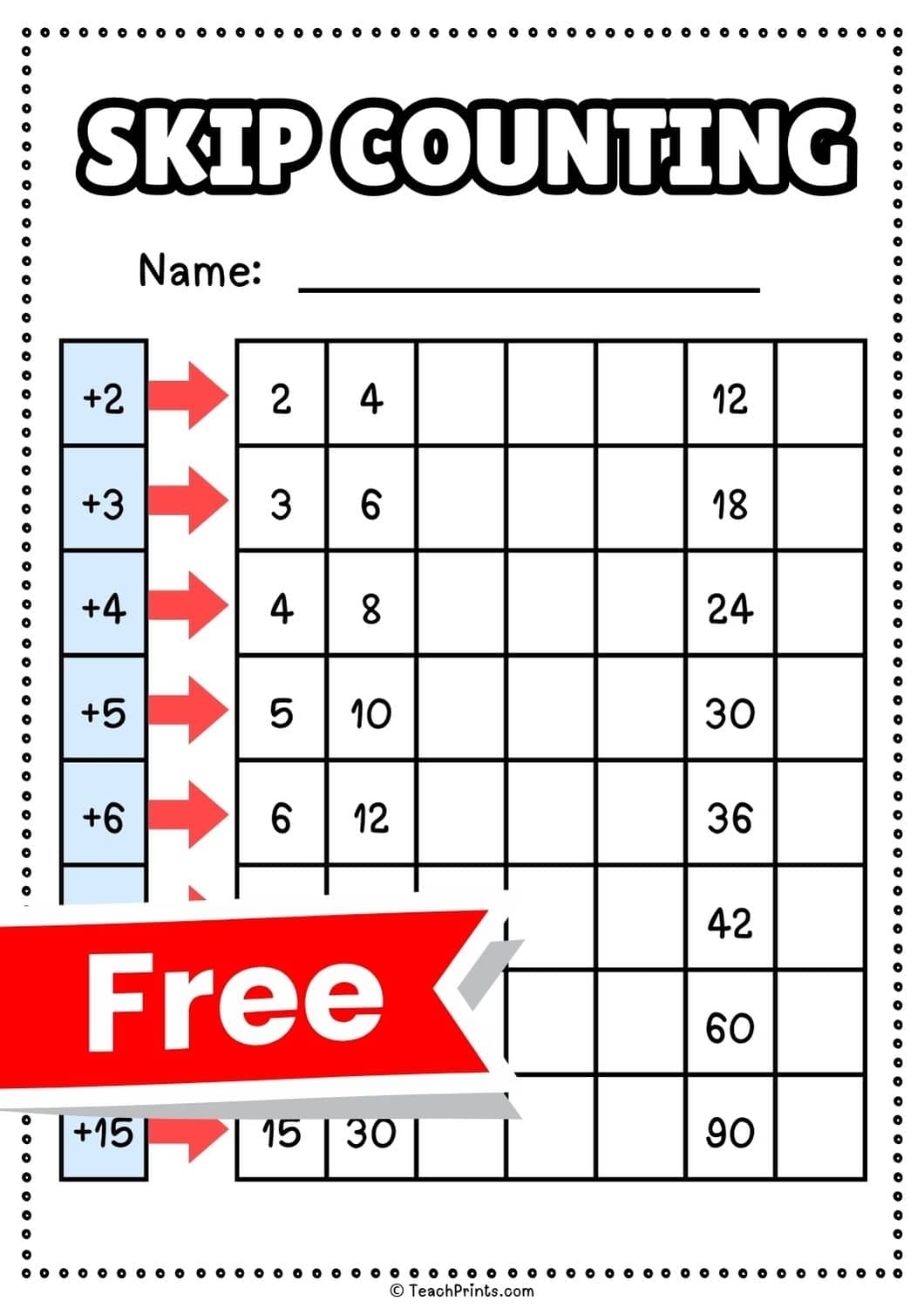 Skip Counting By 4 Worksheets Free Printable Pdfs Teach Prints Skip Counting By 4 Worksheets Free Printable Pdfs Teach Prints