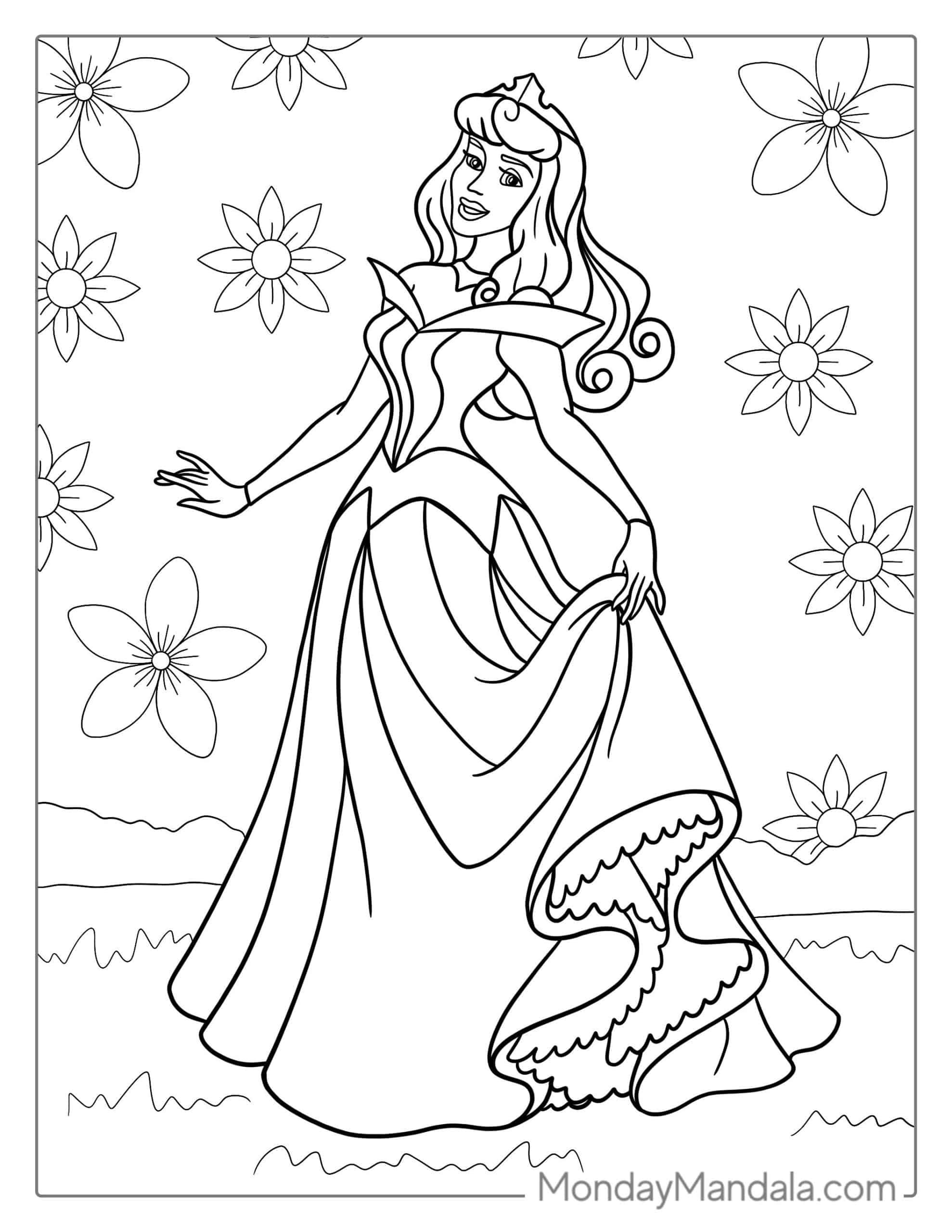 sleeping beauty coloring pages sleeping beauty coloring pages