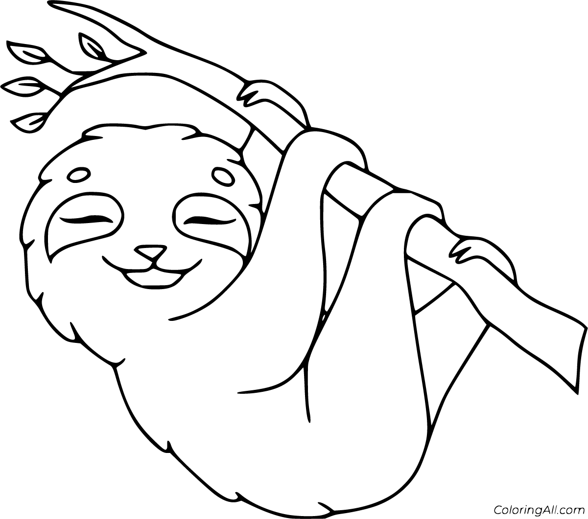 sloth coloring pages sloth coloring pages