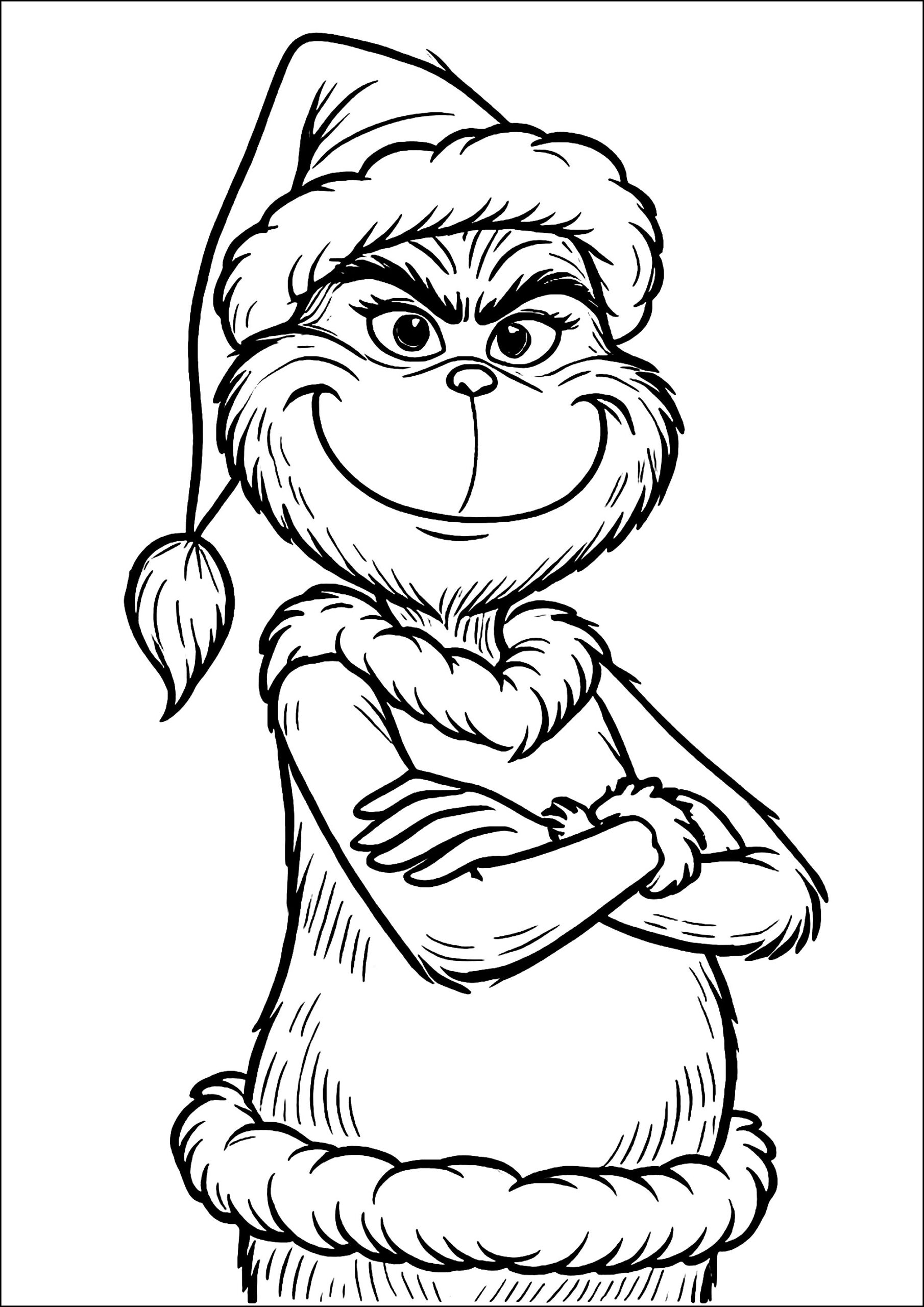 Smiling Grinch The Grinch Coloring Pages
