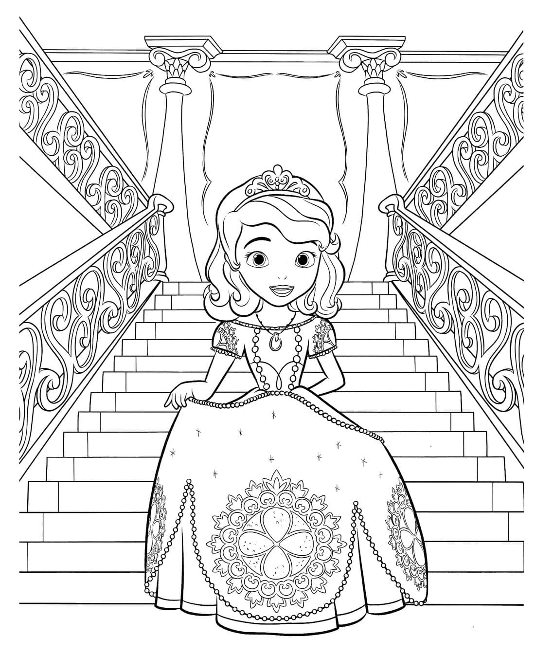 Sofia The First Coloring Pages 100 Free Coloring Pages