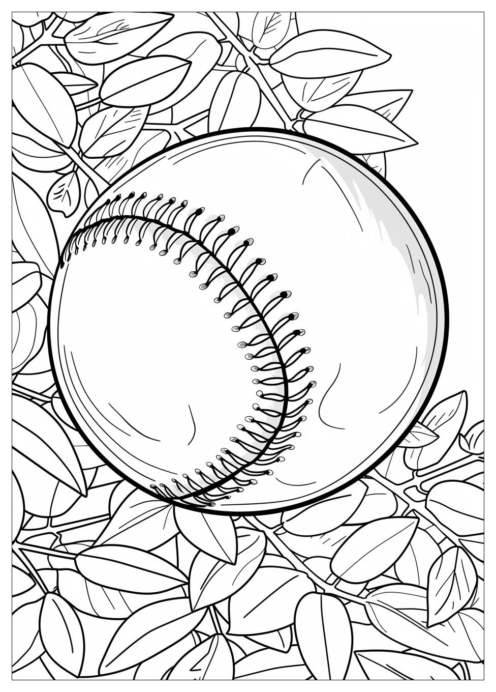 Softball Coloring Pages Fun Educational Activities For All 