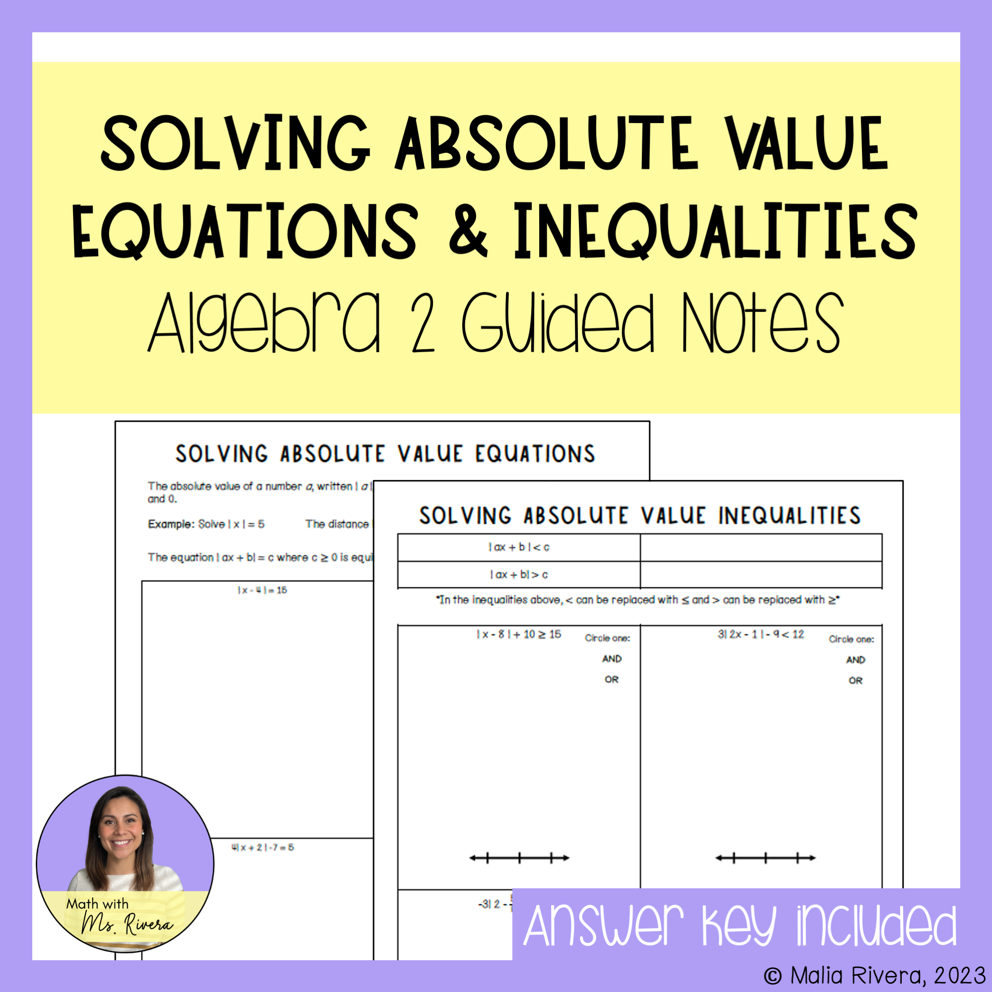 absolute value inequalities worksheet