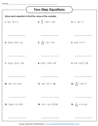 Solving Two Step Equations Year 6 CGP Plus Worksheets Library