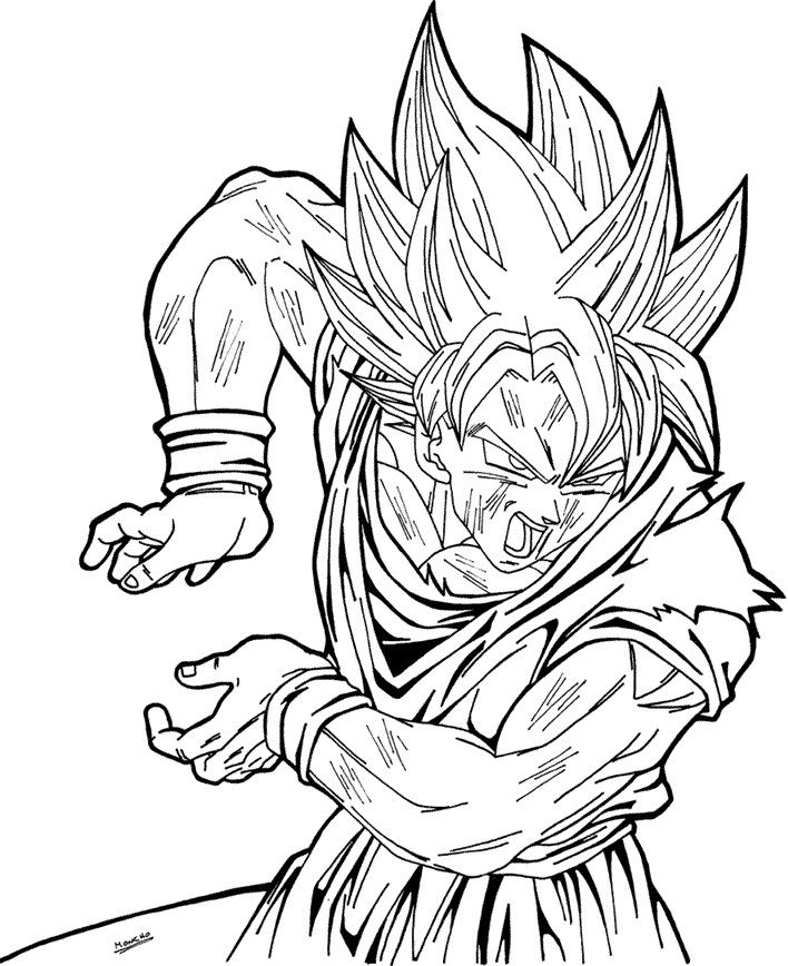 Son Goku Coloring Pages At GetColorings Free Printable Colorings Son Goku Coloring Pages At GetColorings Free Printable Colorings