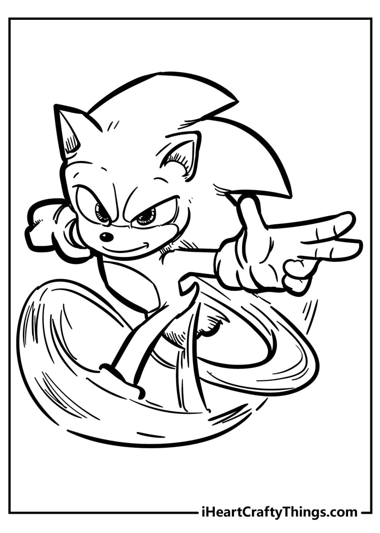 Sonic 2 Coloring Pages Coloring Home