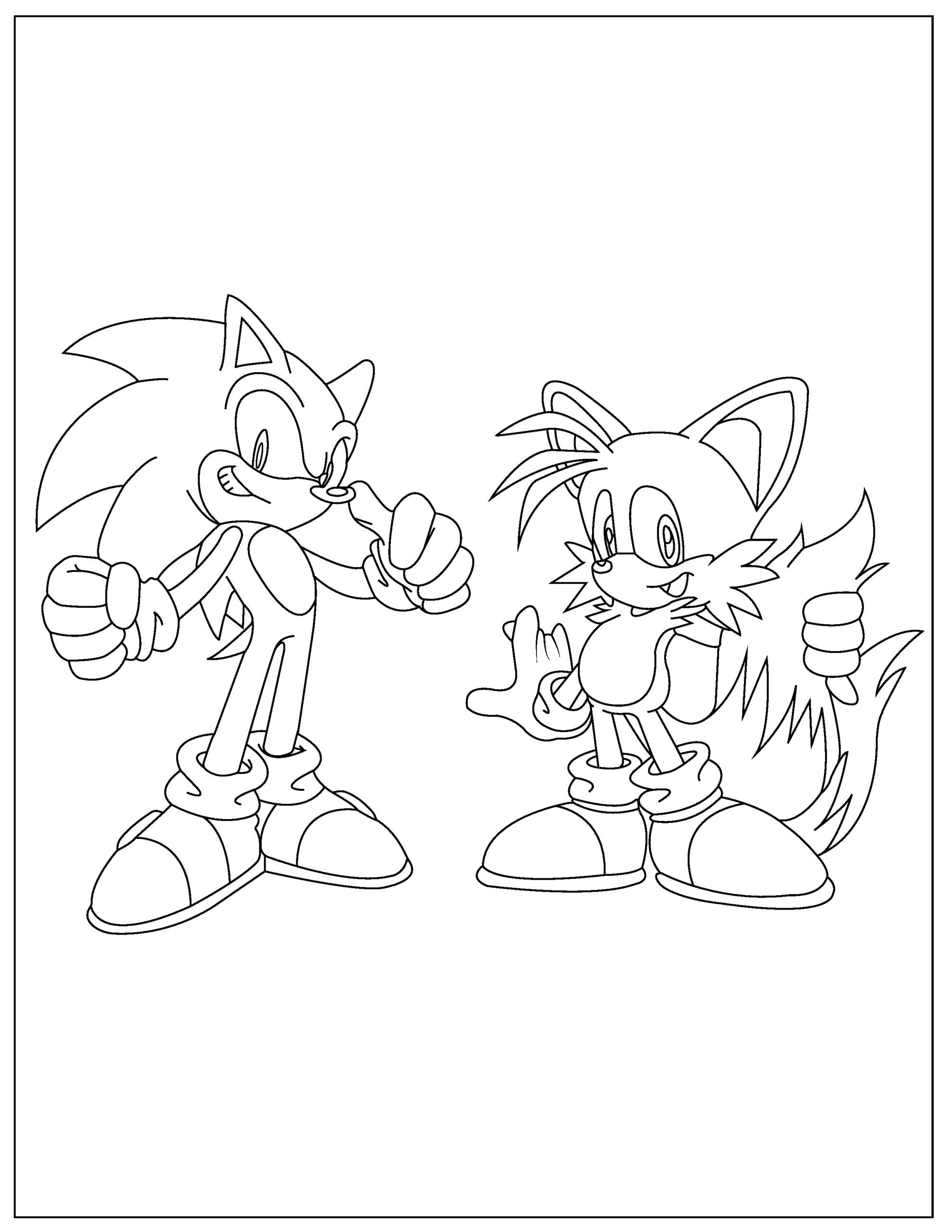 Sonic 2 Coloring Pages Coloring Home