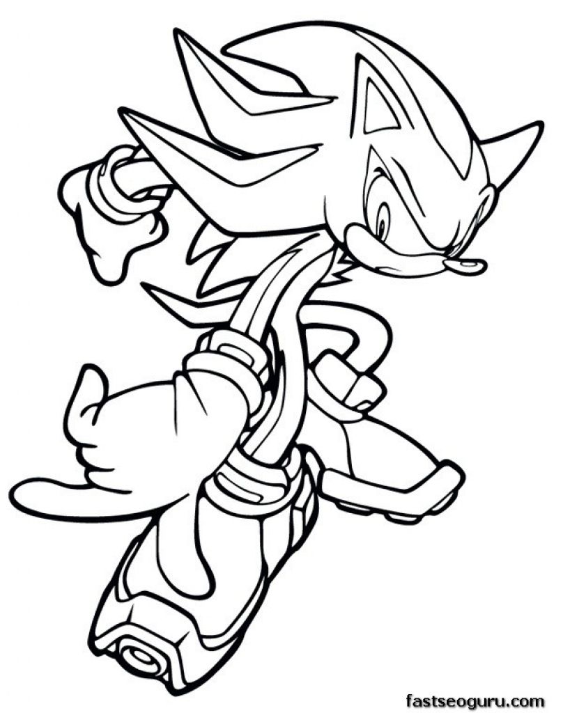 Sonic Shadow Coloring Pages At GetColorings Free Printable Sonic Shadow Coloring Pages At GetColorings Free Printable