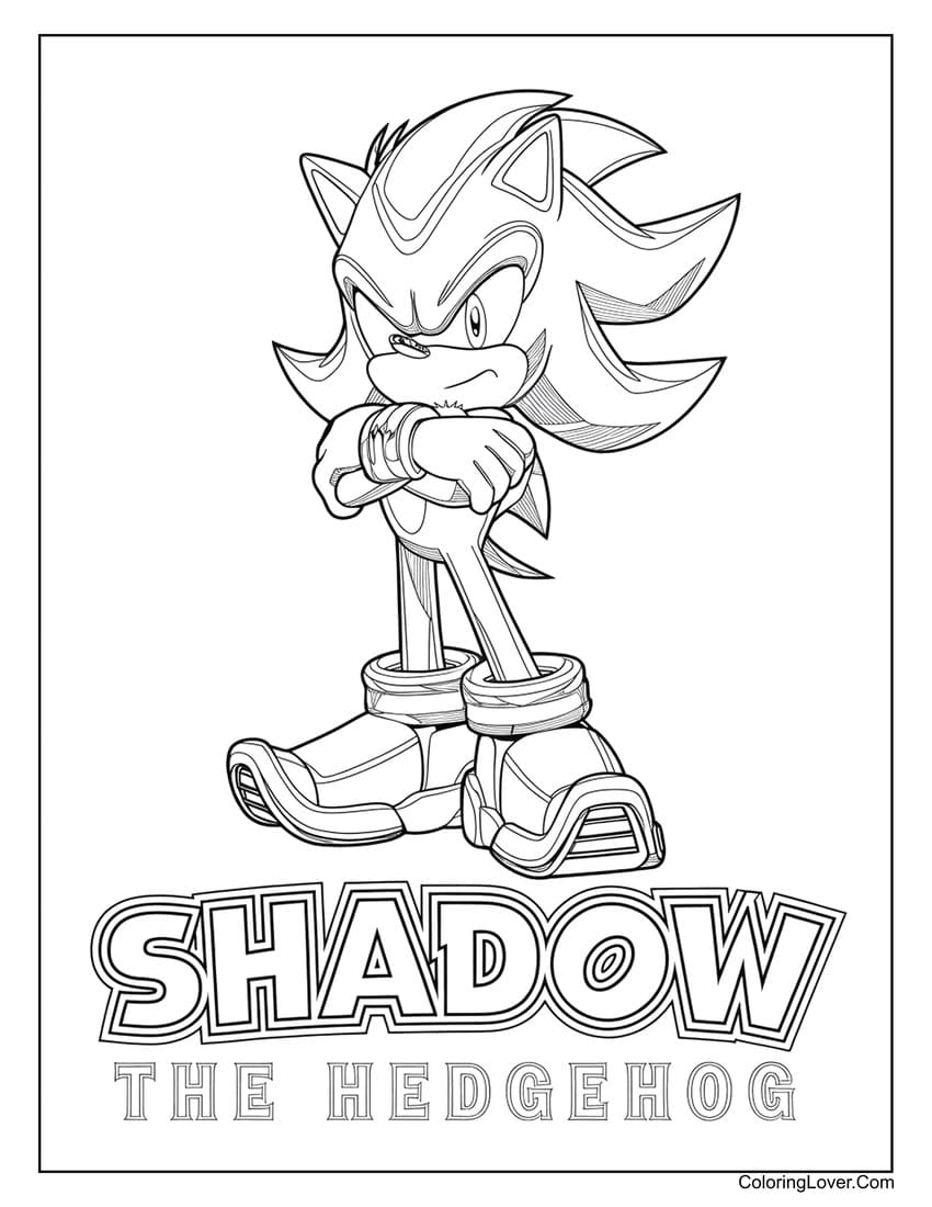 Sonic The Hedgehog Coloring Pages Shadow Sonic Coloring Pages 40