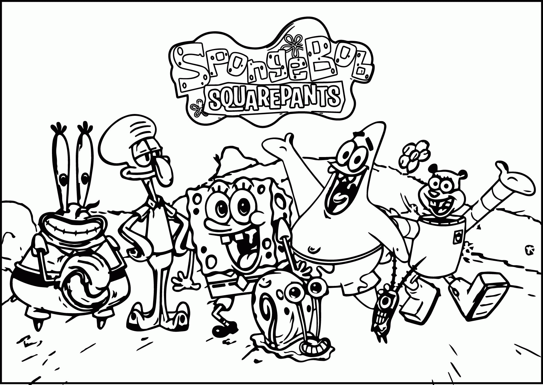 Spongebob Coloring Pages Printable Coloring Pages FREE Spongebob Coloring Pages Printable Coloring Pages FREE