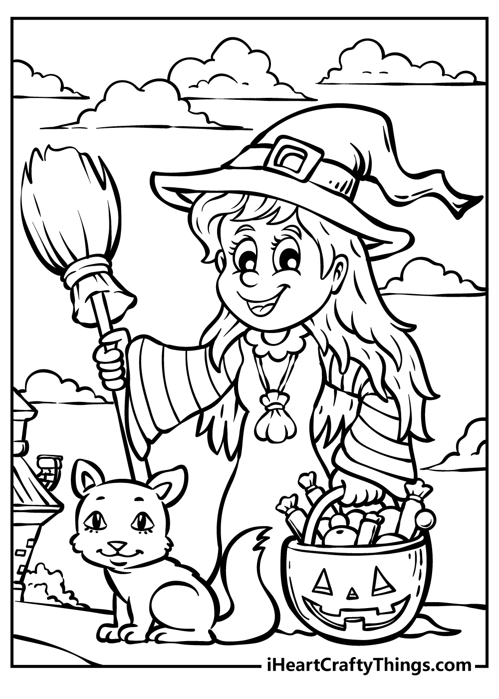 Spooky Fun For Little Hands Free Printable Halloween Coloring Pages