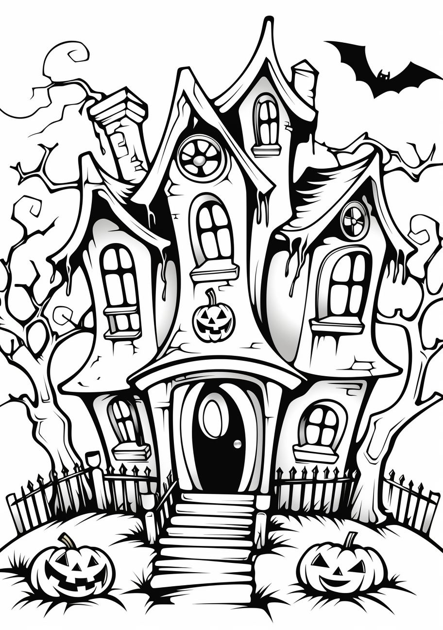 Spooky Halloween Coloring Pages Printable 34 Coloring Craze