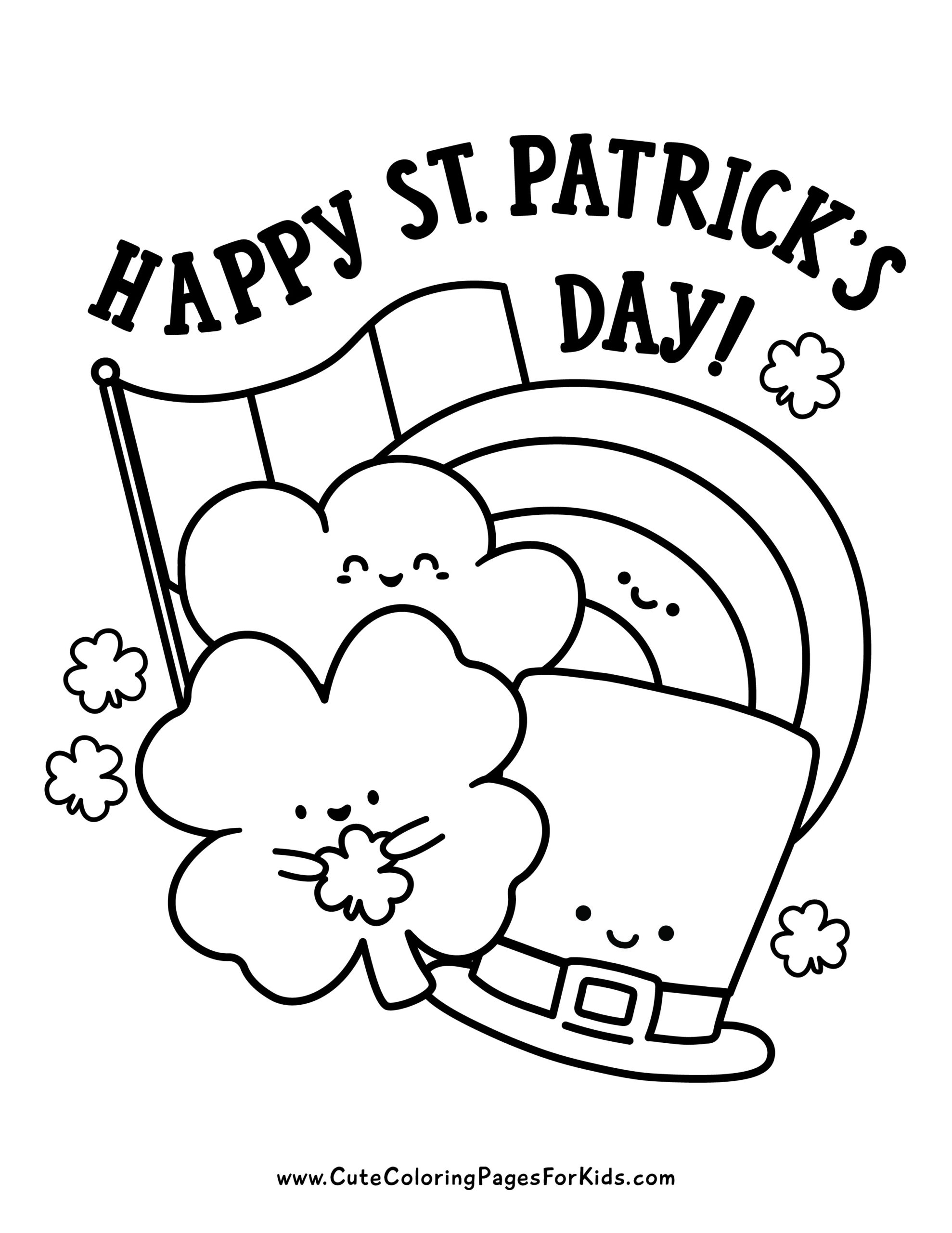 St Patrick 39 s Day Coloring Pages 7 Free Printable PDFs Cute Coloring