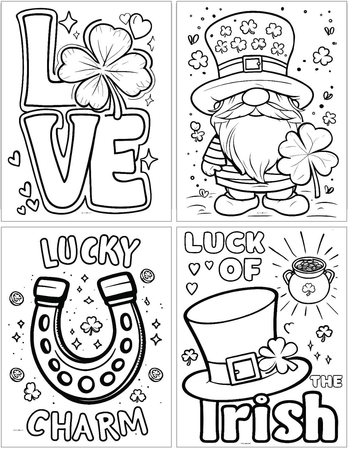 st patrick s day coloring pages
