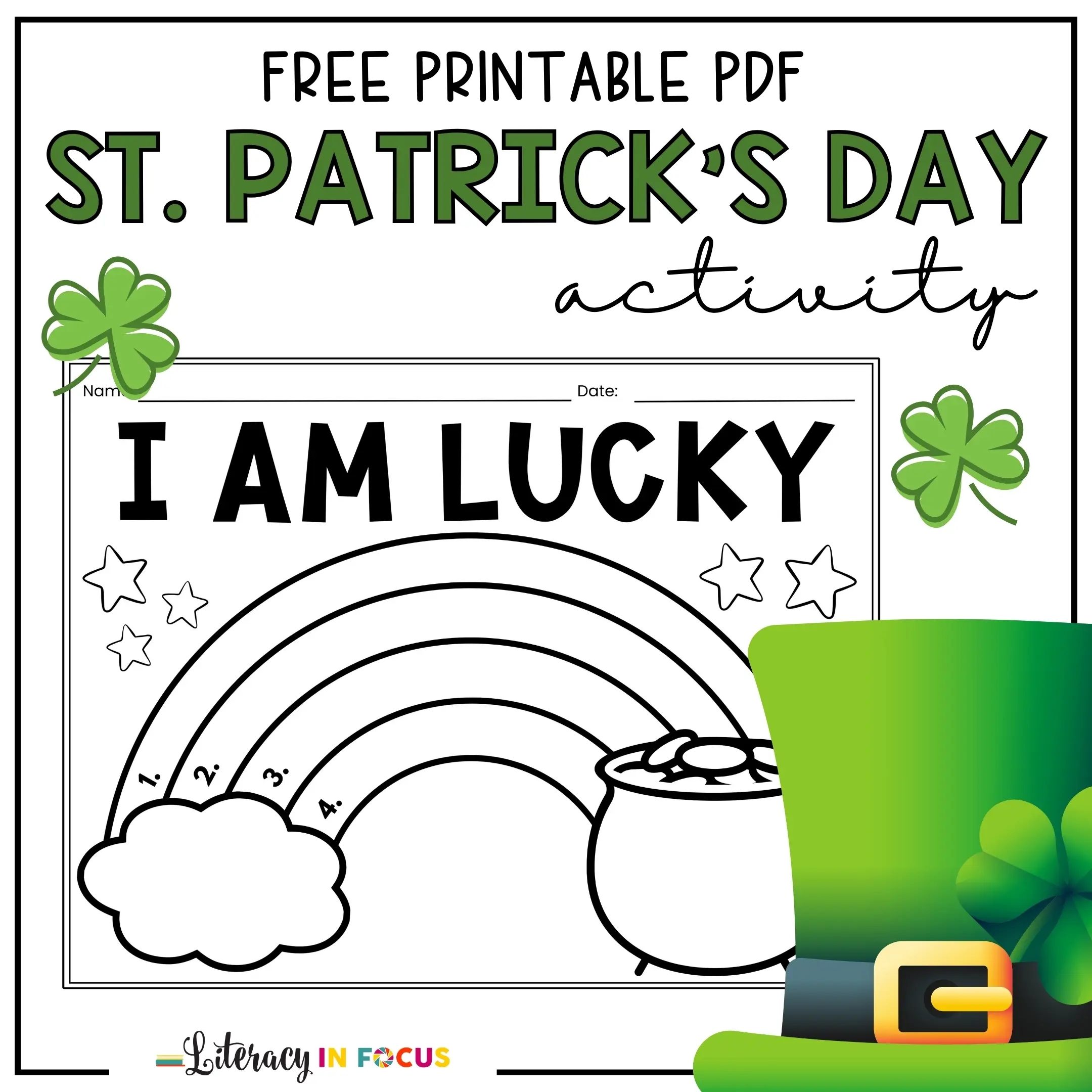 St Patricks Day Activity For Kids Free Printable PDF St Patricks Day Activity For Kids Free Printable PDF