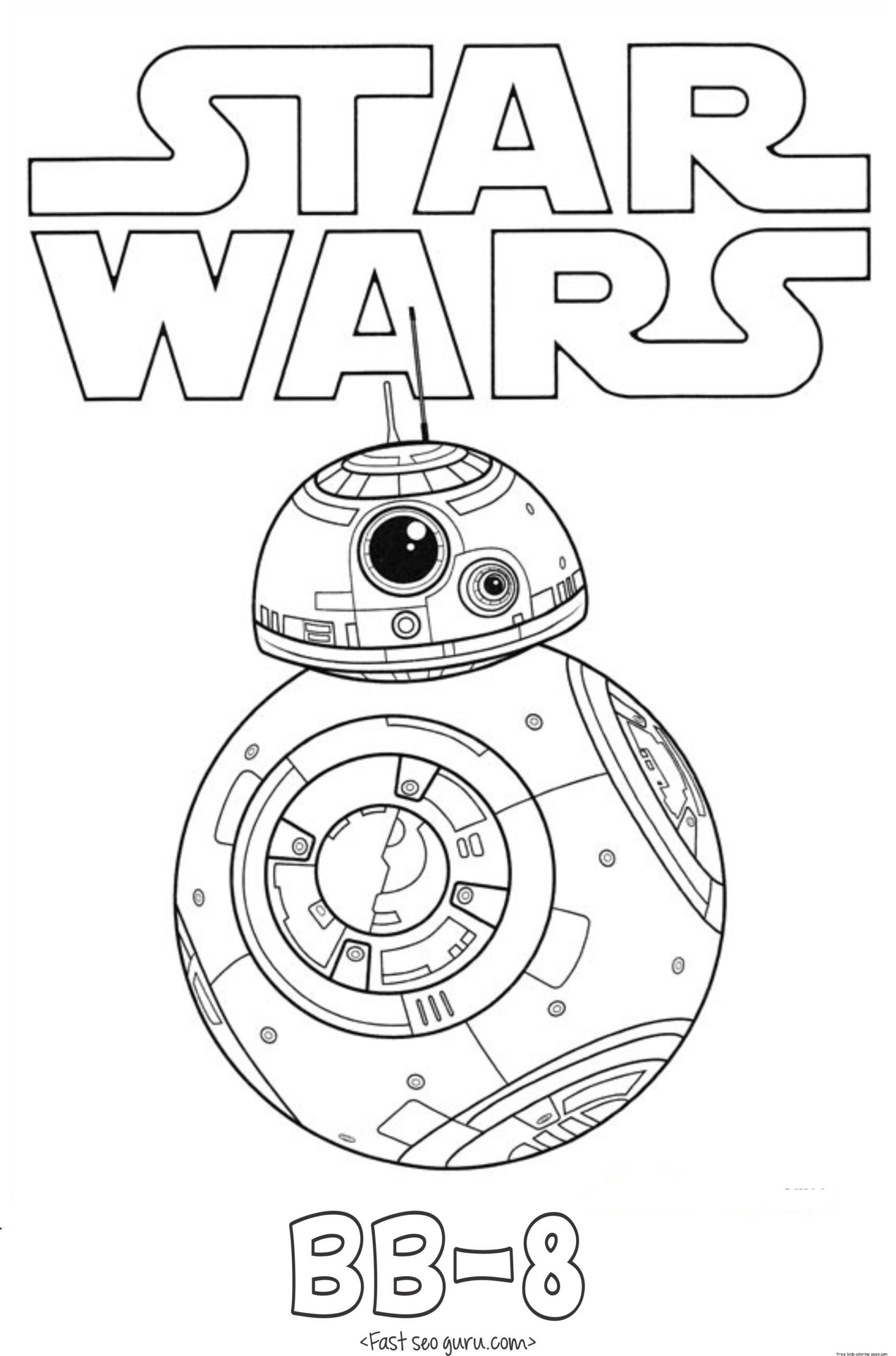 Star Wars Coloring Pages Free Printable