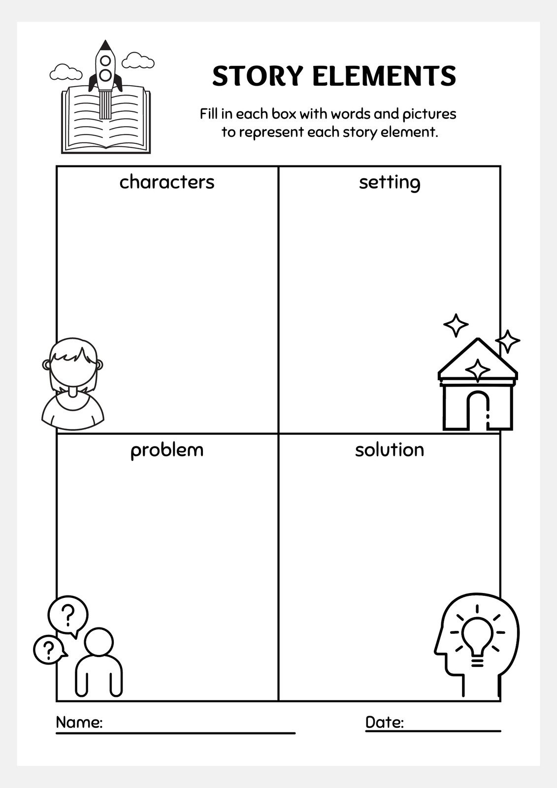 Story Elements In Sentences Worksheet Worksheets Library